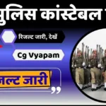 परिणाम जारी: छत्तीसगढ़ पुलिस भर्ती परीक्षा (PHQC25) का अंतिम उत्तर तथा परीक्षा परिणाम घोषित।