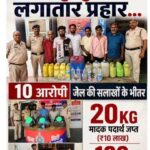 अवैध शराब कारोबारियों पर बेलगहना पुलिस का बड़ा प्रहार,6 आरोपियों से 162 लीटर महुआ शराब व मोटरसाइकिल जब्त”